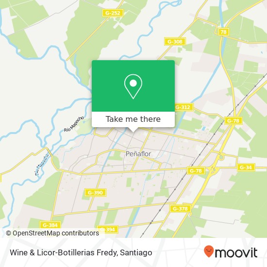 Wine & Licor-Botillerias Fredy map