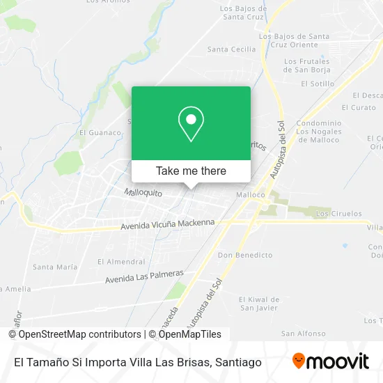 El Tamaño Si Importa Villa Las Brisas map