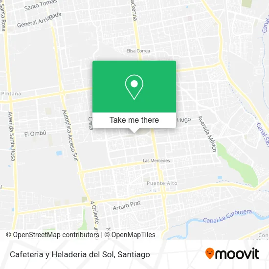 Cafeteria y Heladeria del Sol map