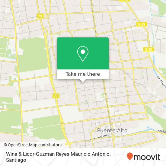 Wine & Licor-Guzman Reyes Mauricio Antonio map