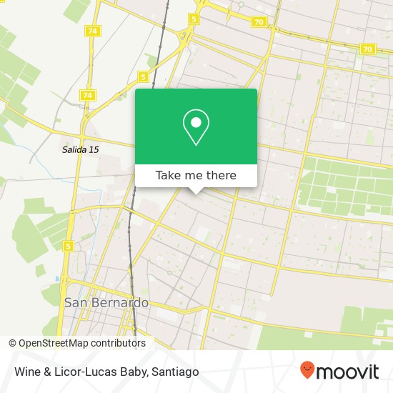 Mapa de Wine & Licor-Lucas Baby
