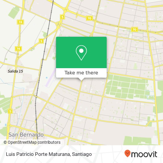 Luis Patricio Porte Maturana map