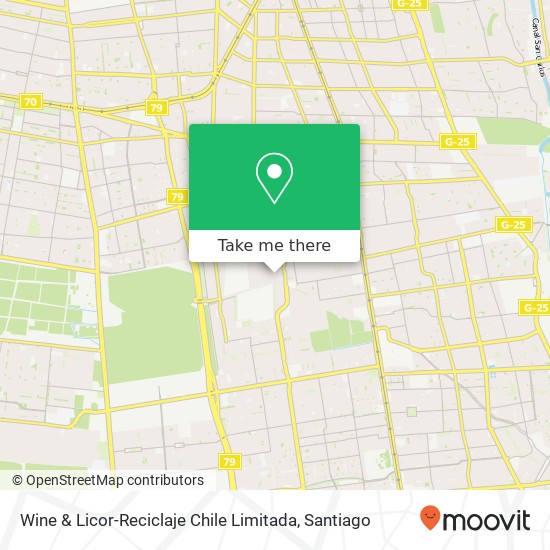 Wine & Licor-Reciclaje Chile Limitada map