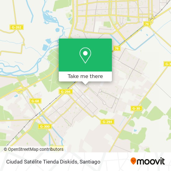 Ciudad Satélite Tienda Diskids map