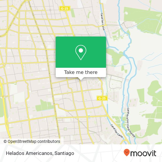 Helados Americanos, Calle Bahía Inglesa 8150000 Puente Alto, Puente Alto, Región Metropolitana de Santiago map