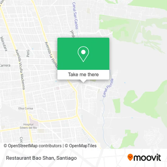 Restaurant Bao Shan map