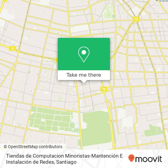 Tiendas de Computacion Minoristas-Mantención E Instalación de Redes, Pasaje Flor de Liz 8780000 La Granja, La Granja, Región Metropolitana de Santiago map
