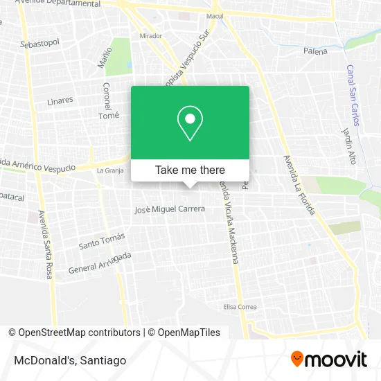 McDonald's map