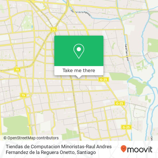 Mapa de Tiendas de Computacion Minoristas-Raul Andres Fernandez de la Reguera Onetto, Avenida Trinidad Oriente 476 8240000 La Florida, La Florida, Región Metropolitana de Santiago