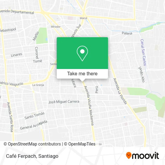 Café Ferpach map