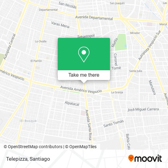 Telepizza map