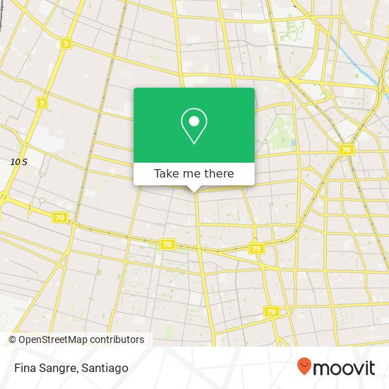 Fina Sangre, Avenida Santa Rosa 7909 8860000 San Ramón, San Ramón, Región Metropolitana de Santiago map