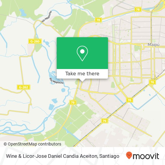 Wine & Licor-Jose Daniel Candia Aceiton map