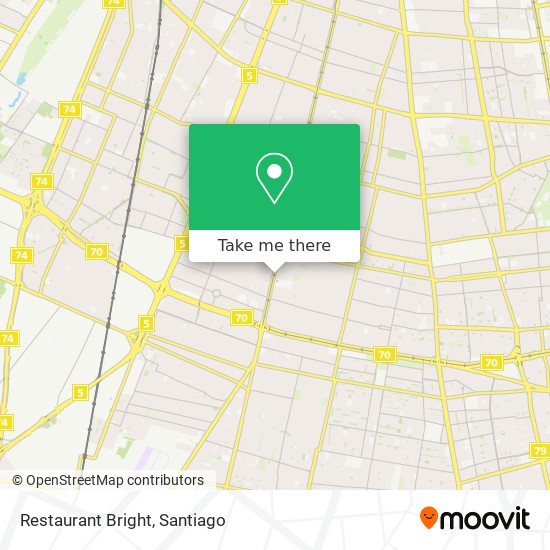 Restaurant Bright map
