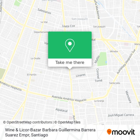 Wine & Licor-Bazar Barbara Guillermina Barrera Suarez Empr map