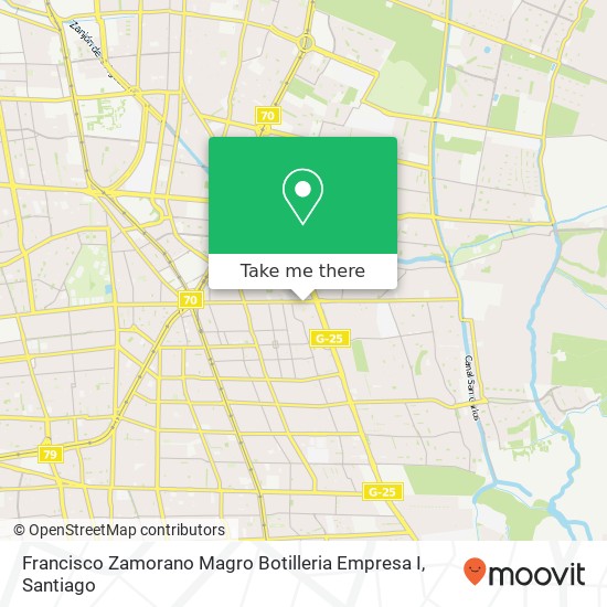 Francisco Zamorano Magro Botilleria Empresa I map