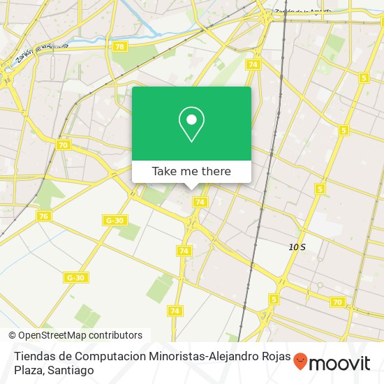 Tiendas de Computacion Minoristas-Alejandro Rojas Plaza, Avenida Obispo Javier Vásquez Valencia 3127 9200000 Cerrillos, Cerrillos, Región Metropolitana de S map