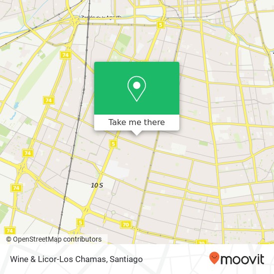 Wine & Licor-Los Chamas map