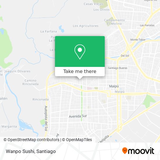 Wanpo Sushi map