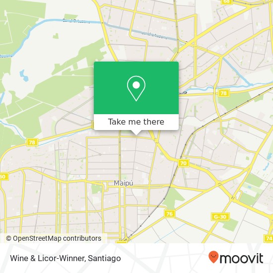 Mapa de Wine & Licor-Winner