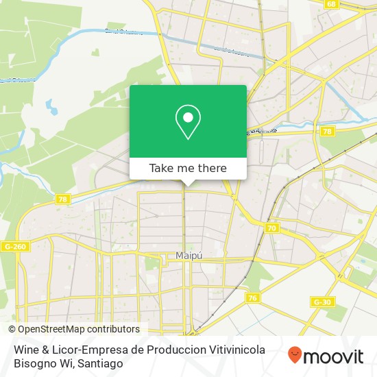 Wine & Licor-Empresa de Produccion Vitivinicola Bisogno Wi map