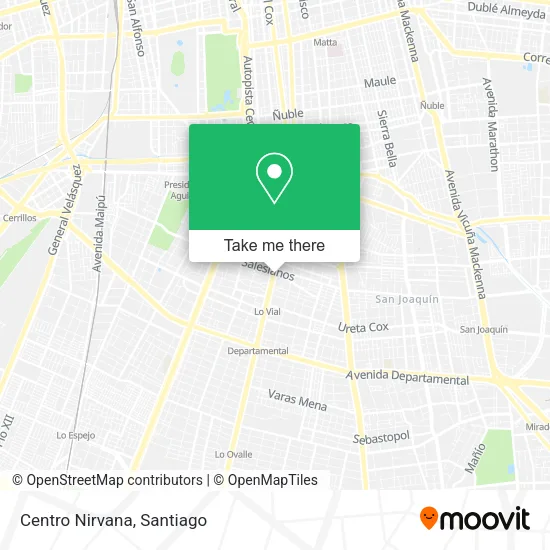 Centro Nirvana map
