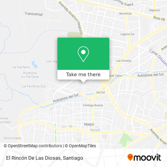 El Rincón De Las Diosas map