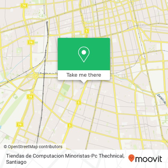 Mapa de Tiendas de Computacion Minoristas-Pc Thechnical, Pasaje Enzo Pinza 8460000 Pedro Aguirre Cerda, Pedro Aguirre Cerda, Región Metropolitana de Santiag