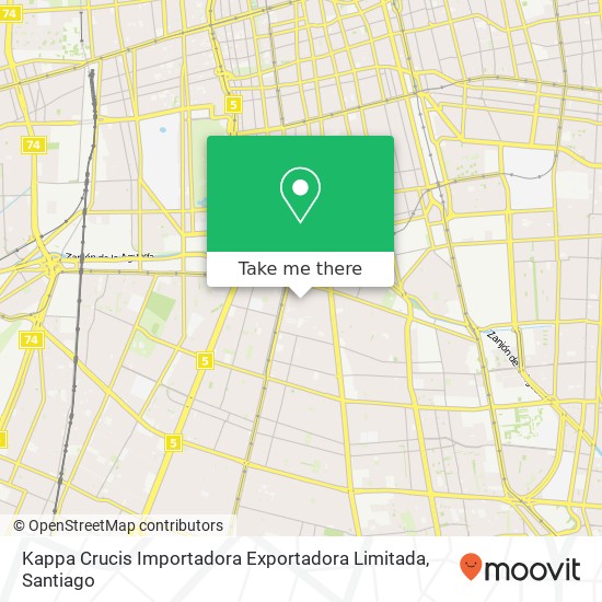 Kappa Crucis Importadora Exportadora Limitada map