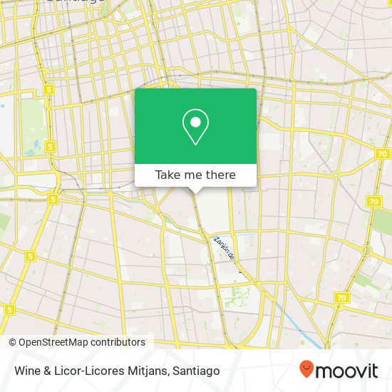 Wine & Licor-Licores Mitjans map