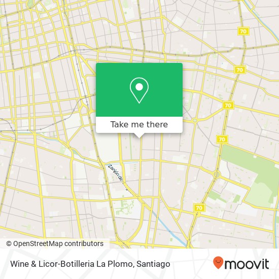 Mapa de Wine & Licor-Botilleria La Plomo