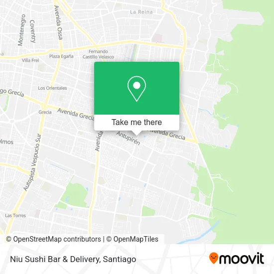 Niu Sushi Bar & Delivery map