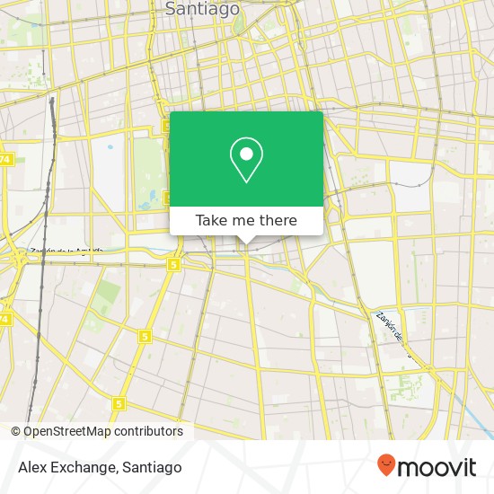 Alex Exchange, Avenida Santa Rosa 2354 8320000 Franklin, Santiago, Región Metropolitana de Santiago map