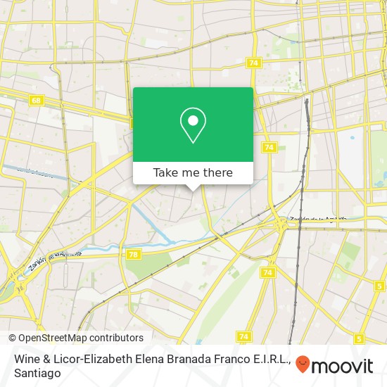 Wine & Licor-Elizabeth Elena Branada Franco E.I.R.L. map