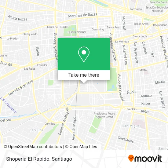 Shoperia El Rapido map