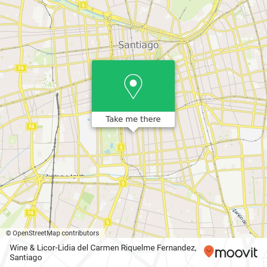 Wine & Licor-Lidia del Carmen Riquelme Fernandez map