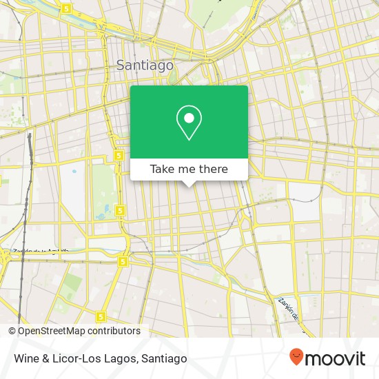 Wine & Licor-Los Lagos map
