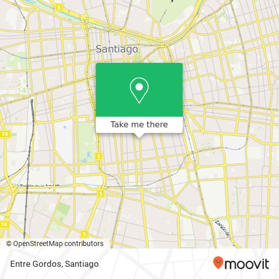 Entre Gordos, Avenida Santa Rosa 1415 8320000 Victoria, Santiago, Región Metropolitana de Santiago map