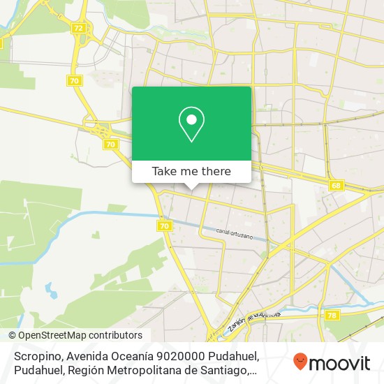 Scropino, Avenida Oceanía 9020000 Pudahuel, Pudahuel, Región Metropolitana de Santiago map