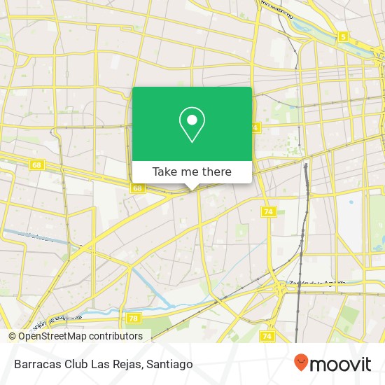 Barracas Club Las Rejas map