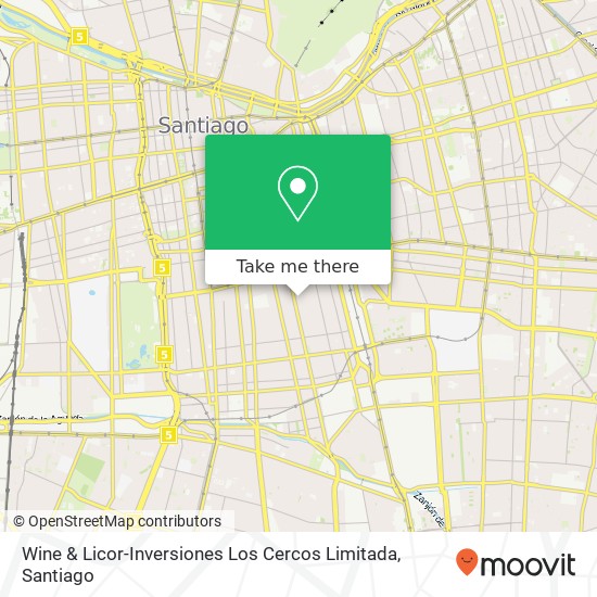 Wine & Licor-Inversiones Los Cercos Limitada map