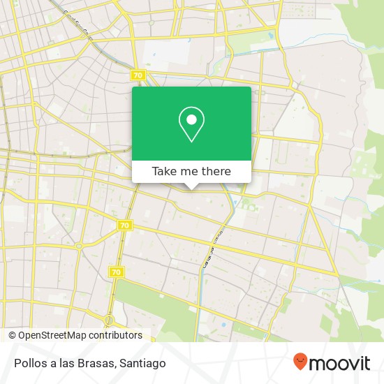 Pollos a las Brasas, Avenida José Arrieta 6741 7910000 Peñalolén, Peñalolén, Región Metropolitana de Santiago map