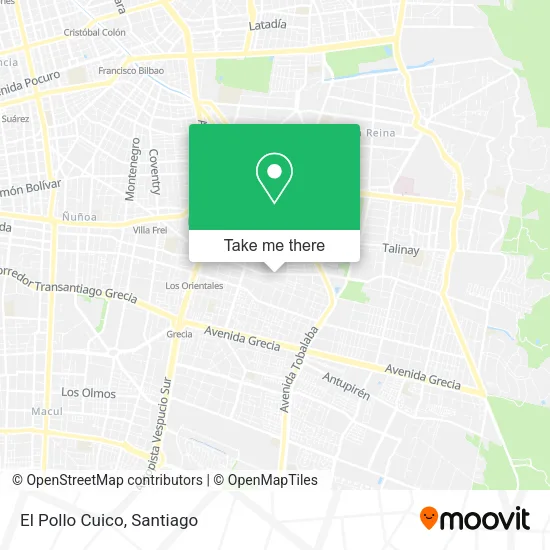 El Pollo Cuico map