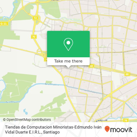 Mapa de Tiendas de Computacion Minoristas-Edmundo Iván Vidal Duarte E.I.R.L., Avenida Travesía 8733 9020000 Pudahuel, Pudahuel, Región Metropolitana de Santiago