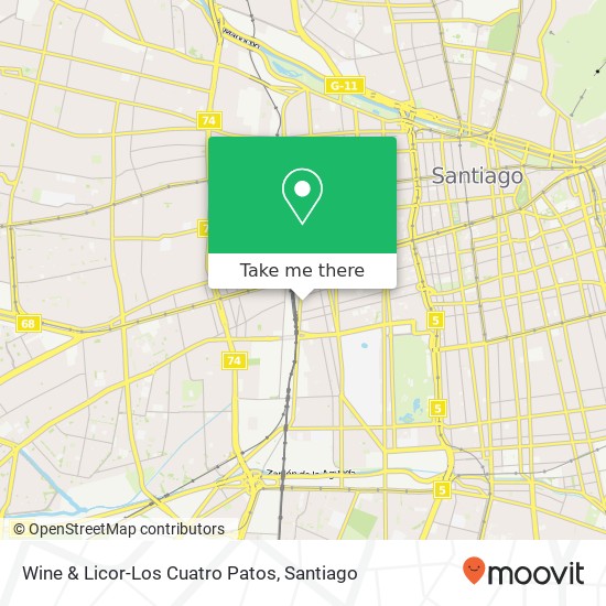 Wine & Licor-Los Cuatro Patos map