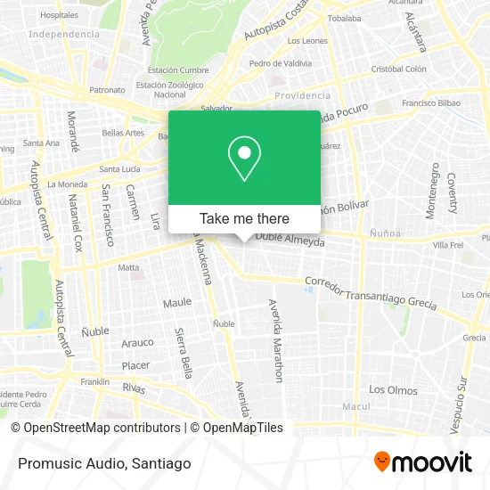 Promusic Audio map