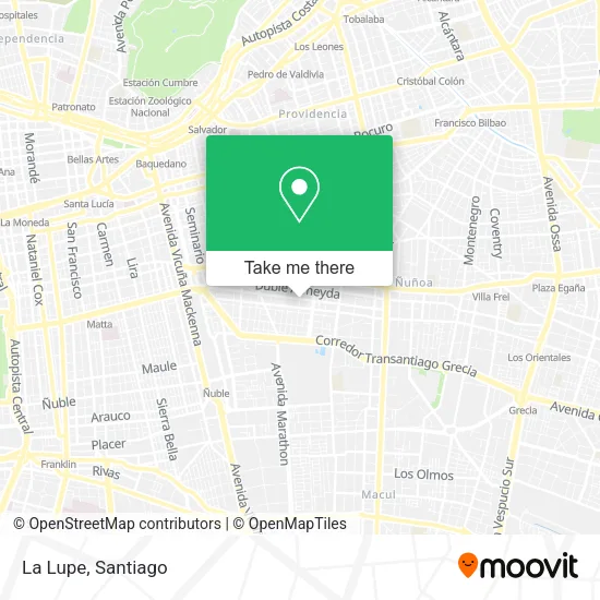 La Lupe map