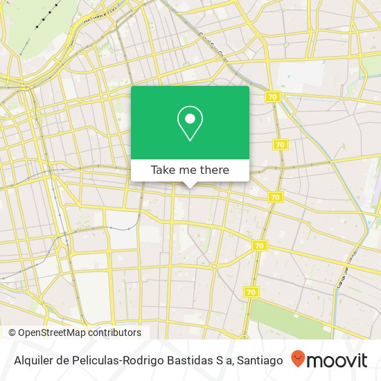 Alquiler de Peliculas-Rodrigo Bastidas S a, Calle Doctor Johow 320 7750000 Plaza Ñuñoa, Ñuñoa, Región Metropolitana de Santiago map