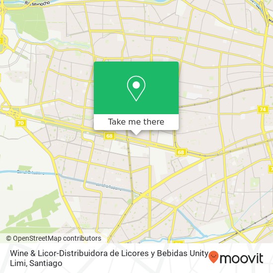 Wine & Licor-Distribuidora de Licores y Bebidas Unity Limi map