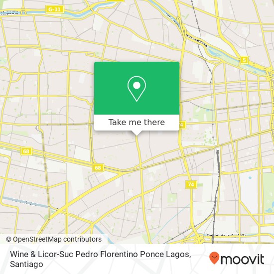 Wine & Licor-Suc Pedro Florentino Ponce Lagos map